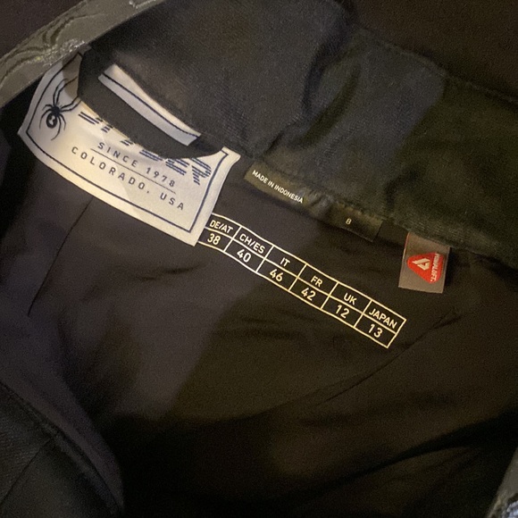 SPYDER ECHO PANTS SNOWPANTS NEW WITH TAGS BLACK INSULATED SKI SNOWBOARD NWT - Picture 3 of 8